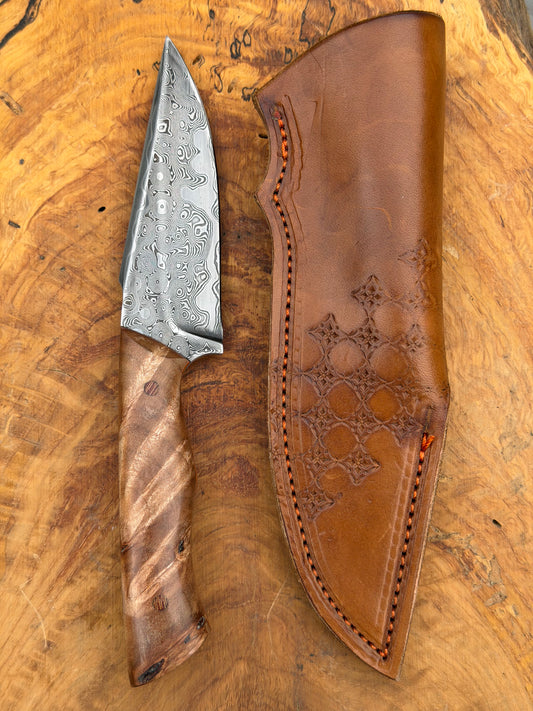 Raindrop damascus hunter