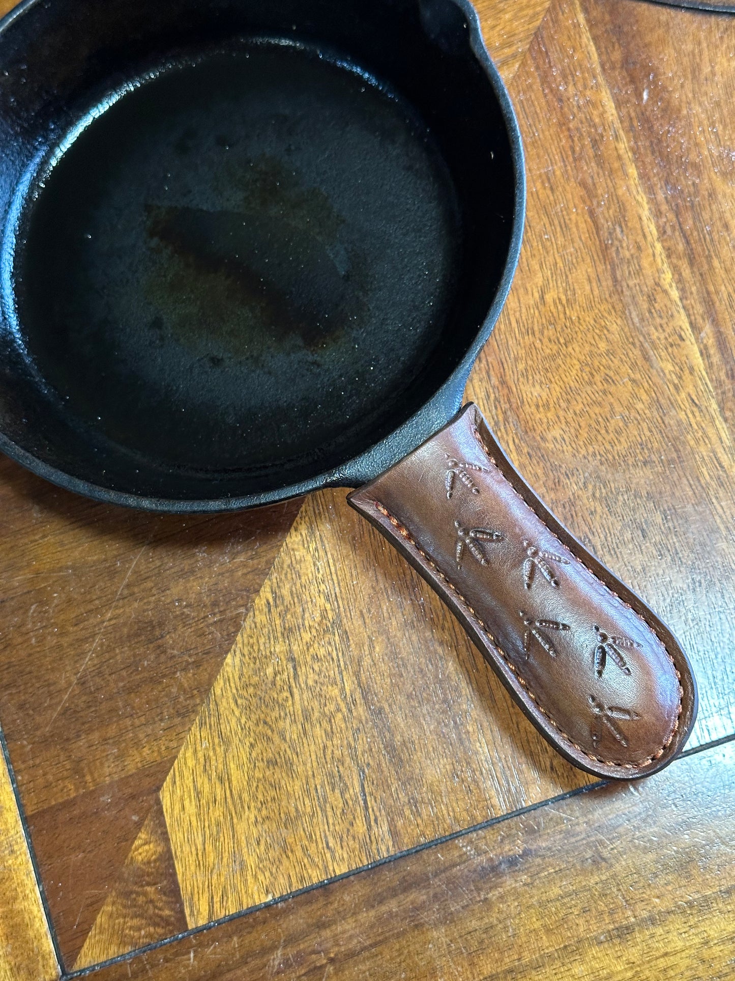 4.5” cast iron pan handle