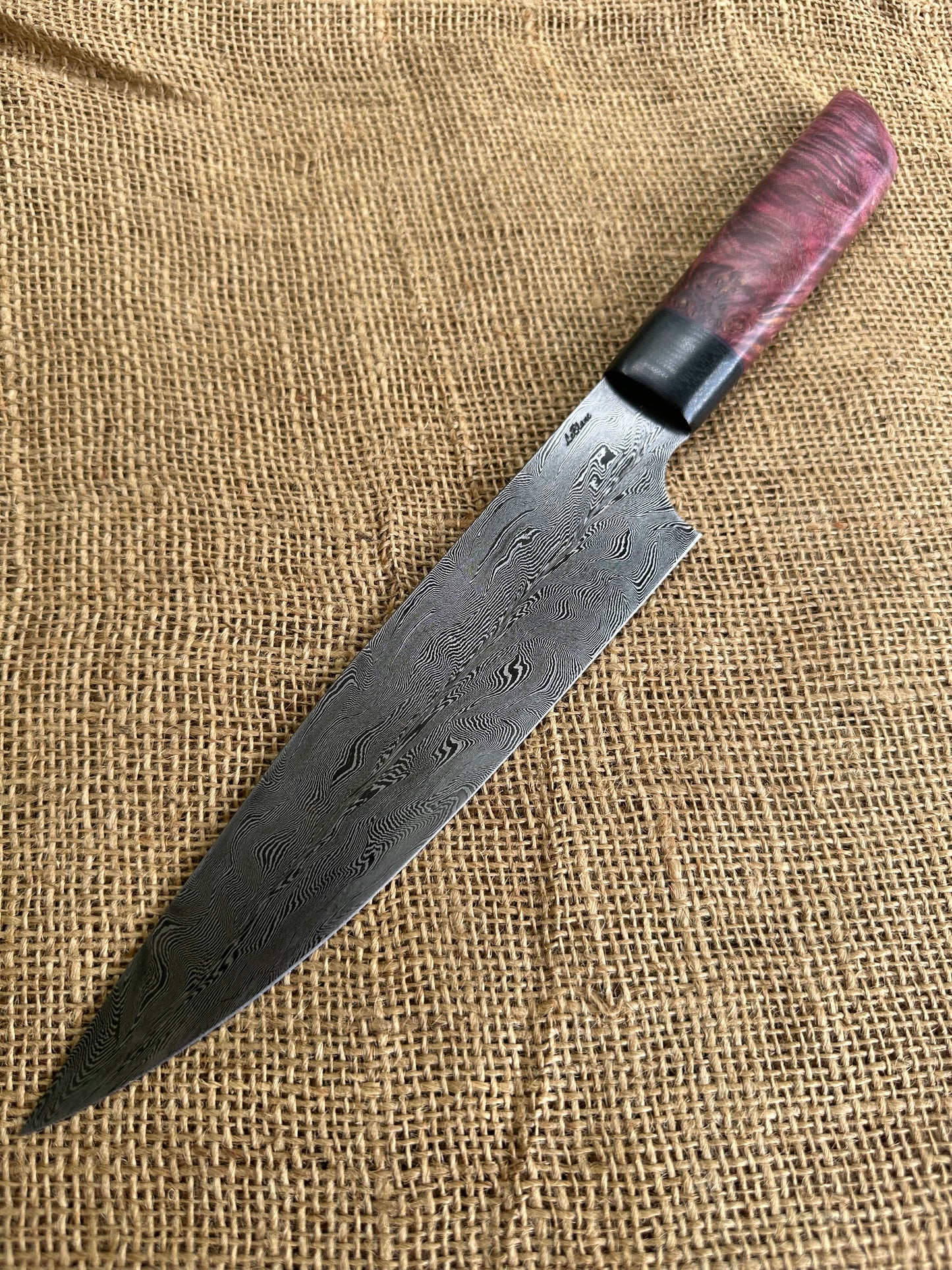 Feather Damascus Chef