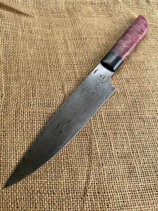 Feather Damascus Chef