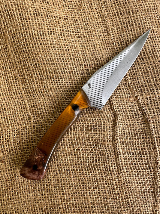 4" Rasp Bushcraft Knife