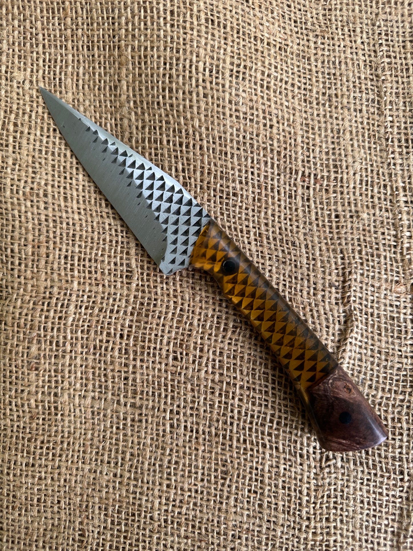 4" Rasp Bushcraft Knife