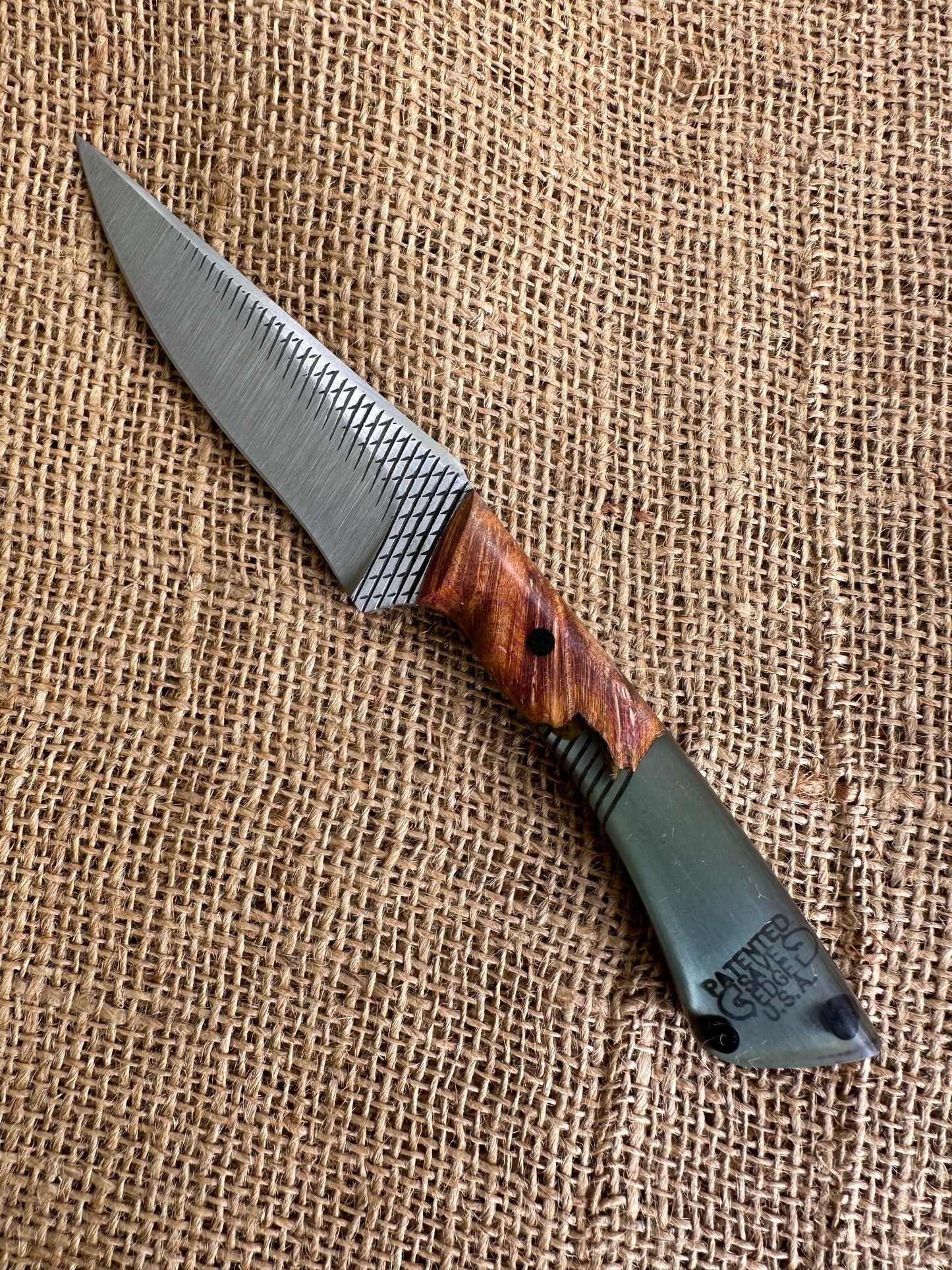 4" Rasp Bushcraft Knife