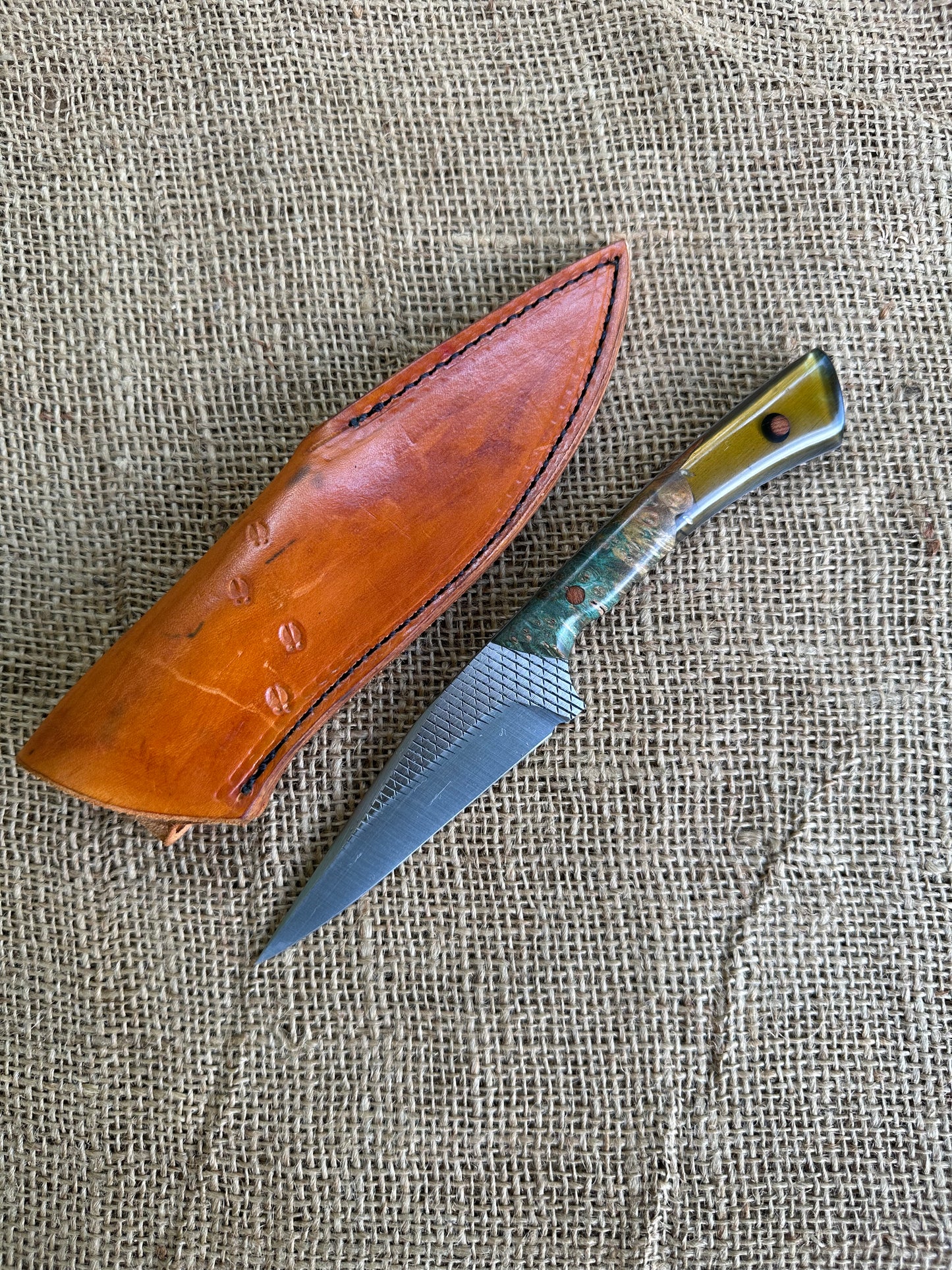 4" Rasp Bushcraft Knife