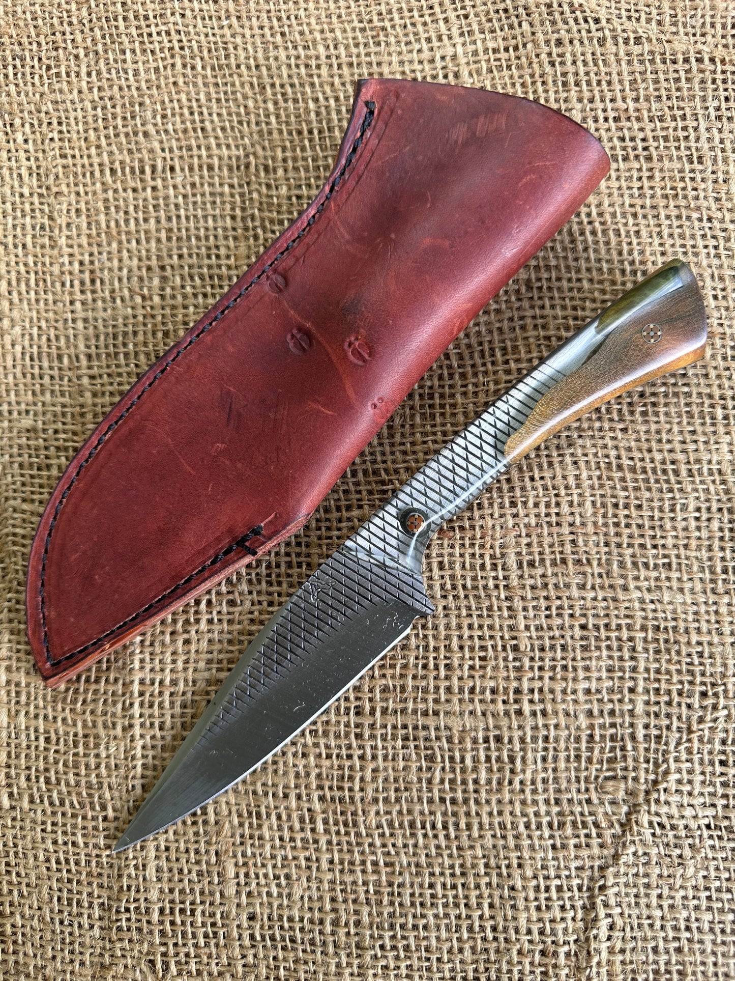 4" Rasp Bushcraft Knife